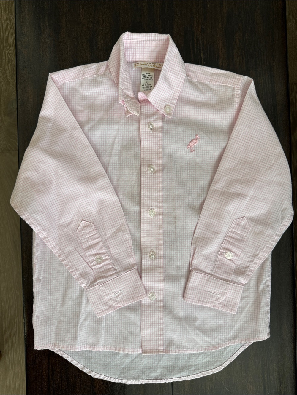 The Beaufort Bonnet Company Light Pink Check Button-Down Shirt